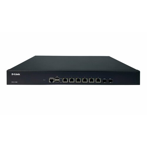 Сервисный маршрутизатор D-Link DSA-2108SA1A 6x1000Base-T WANLAN 2x1000Base-X SFP WANLAN 2хUSB 50700₽
