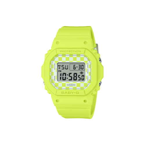 Наручные часы CASIO Baby-G BGD-565GS-9, зеленый, серый