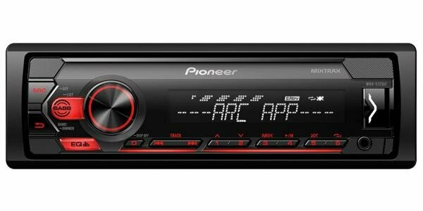 Автомагнитола Pioneer MVH-S125UI 1DIN 4x50Вт