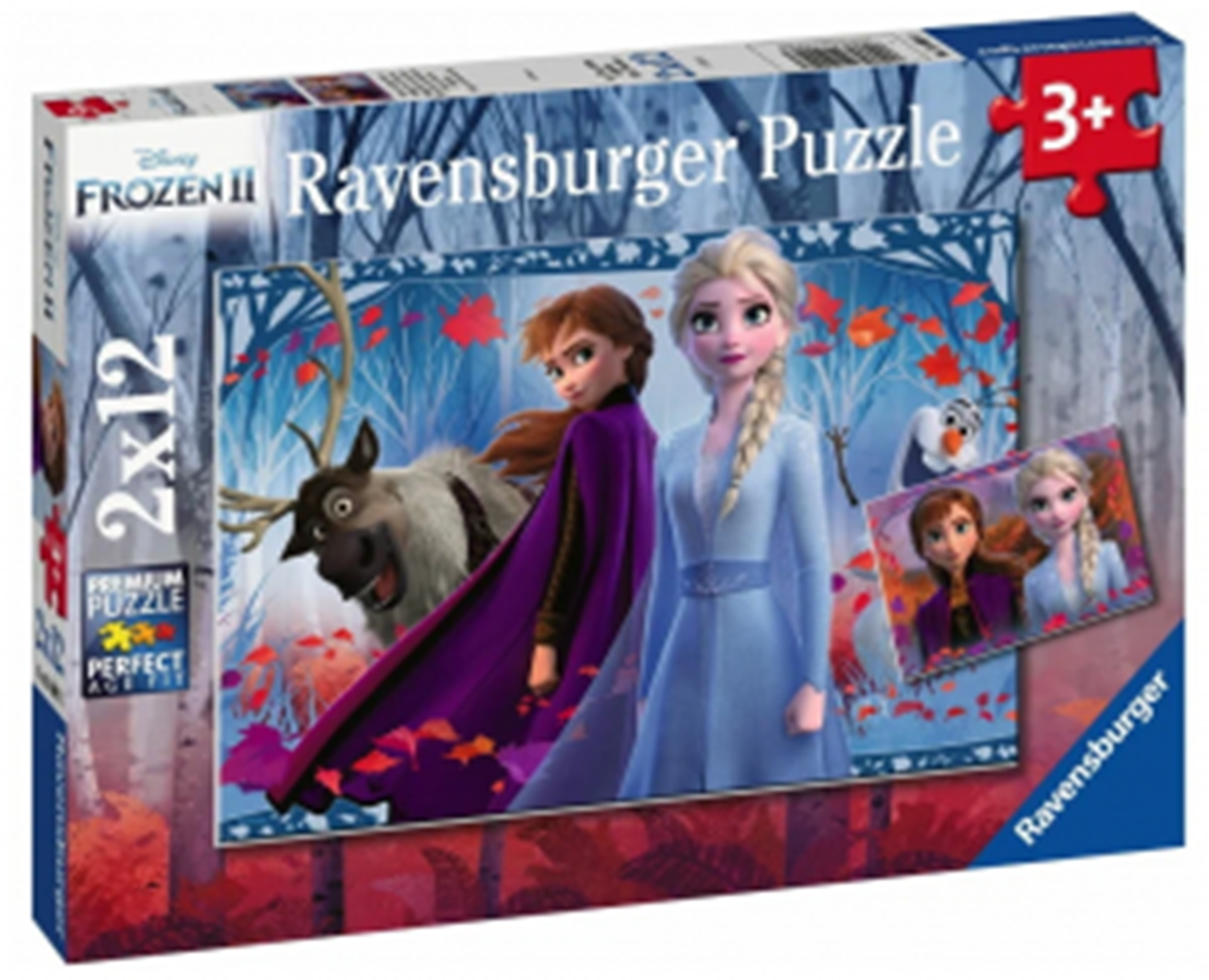 Пазл Ravensburger Дисней. Холодное сердце, 2x12 дет. 05009