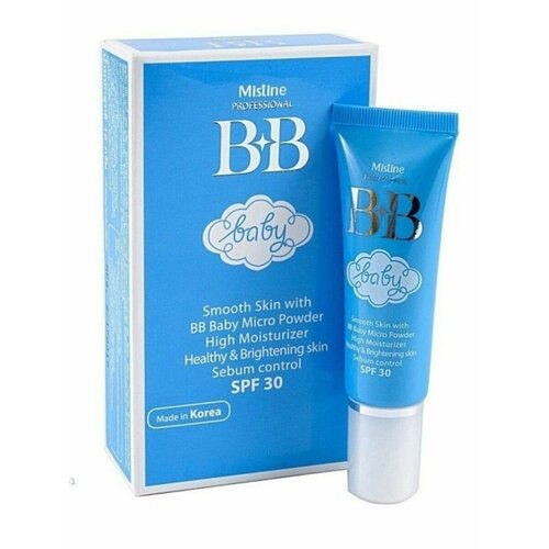 BB крем Mistine Baby Face - матирующий тональный крем SPF30 15 мл 616₽