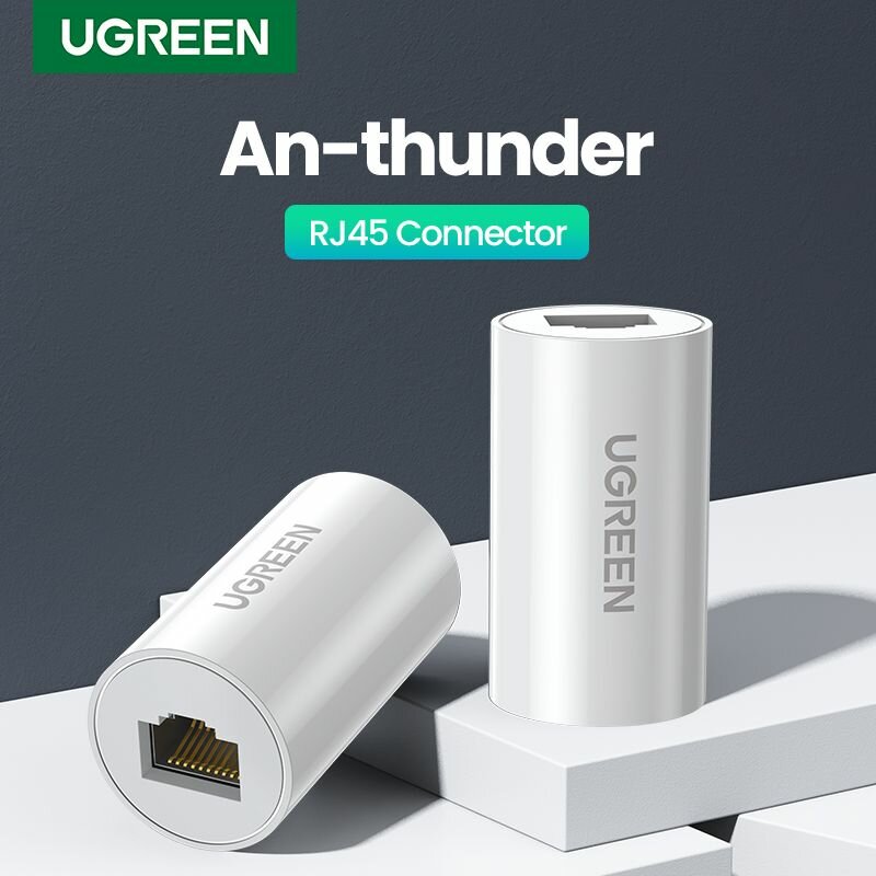 Адаптер-удлинитель UGREEN 20391_ RJ45 Ethernet Connector. Цвет: белый - фото №15