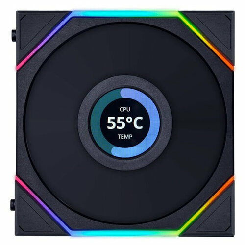 Корпусной вентилятор Lian Li UNI Fan TL LCD 120mm 1900RPM sRGB Black (3pcs)