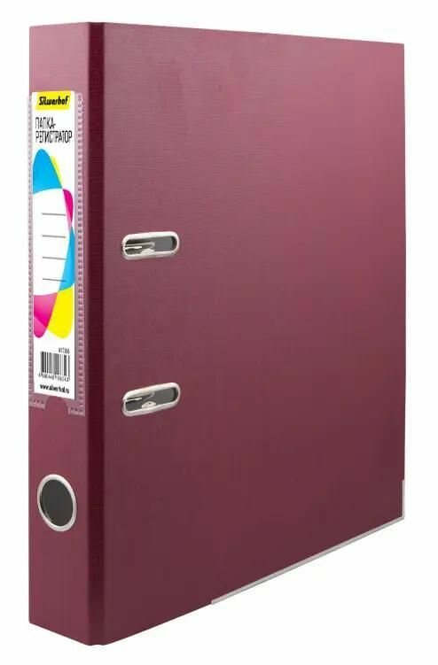 Папка-регистратор (A4, 50 мм, бордовый) (355020-27) - фото №7