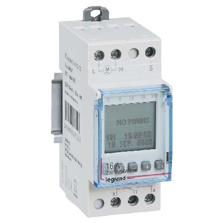 Цифровой таймер 230 В переменного тока AlphaRex D21/412723 – Legrand Bticino – 412723 – 3414971975521