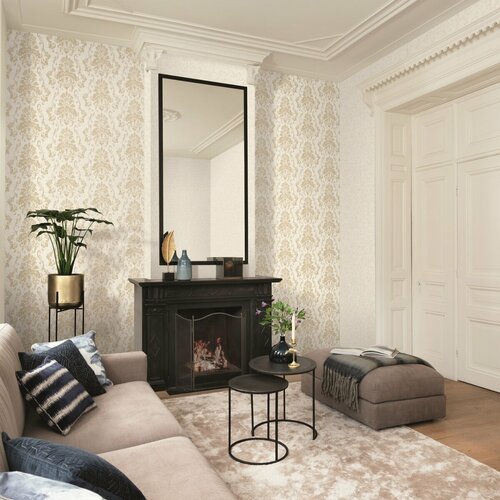 Обои WALL UP Estetica 106 x 1005 655476 на флизелиновой основе метровые цвет бежевый моющиеся 2816₽