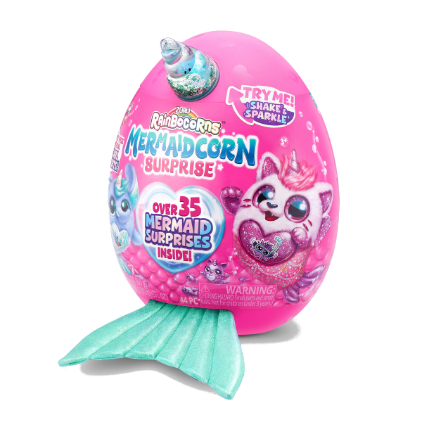 Мягкая игрушка Zuru RainBocorns Mermaidcorn Surprise яйцо зуру русалка Бирюзовый 24 см / зуру