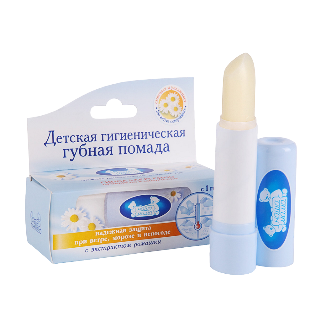 Гигиеническая помада Наша Мама С экстрактом ромашки, 3.5 гр - фото №13