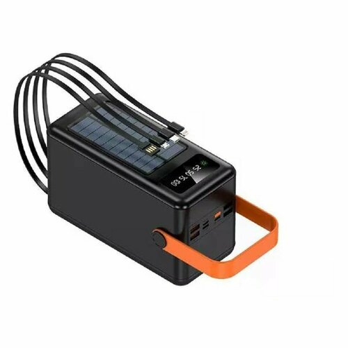 SmartiNext Аксессуары SN-ET-636-80K Повербанк 80000 мАч с солнечной батареей и кабелями черный 6114₽