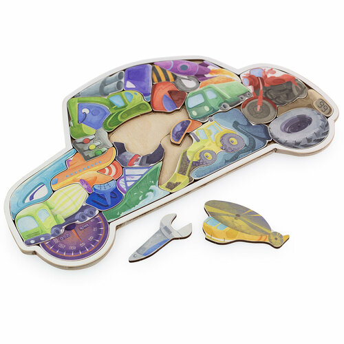 Пазл-головоломка Транспорт для детей Nobikum