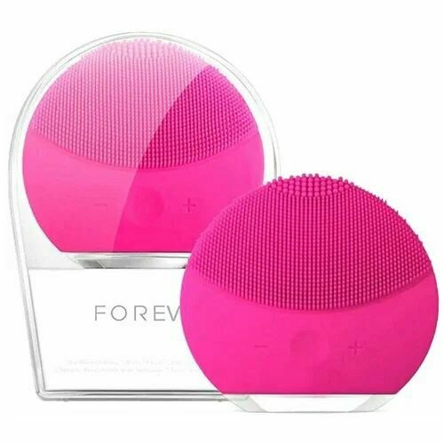 Силиконовая аккумуляторная вибро-щетка массажер для чистки лица Forever Lina Mini2 53000₽
