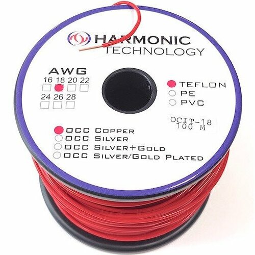 Кабель для внутренней распайки Harmonic Technology OCIT-18AWG, 1 м