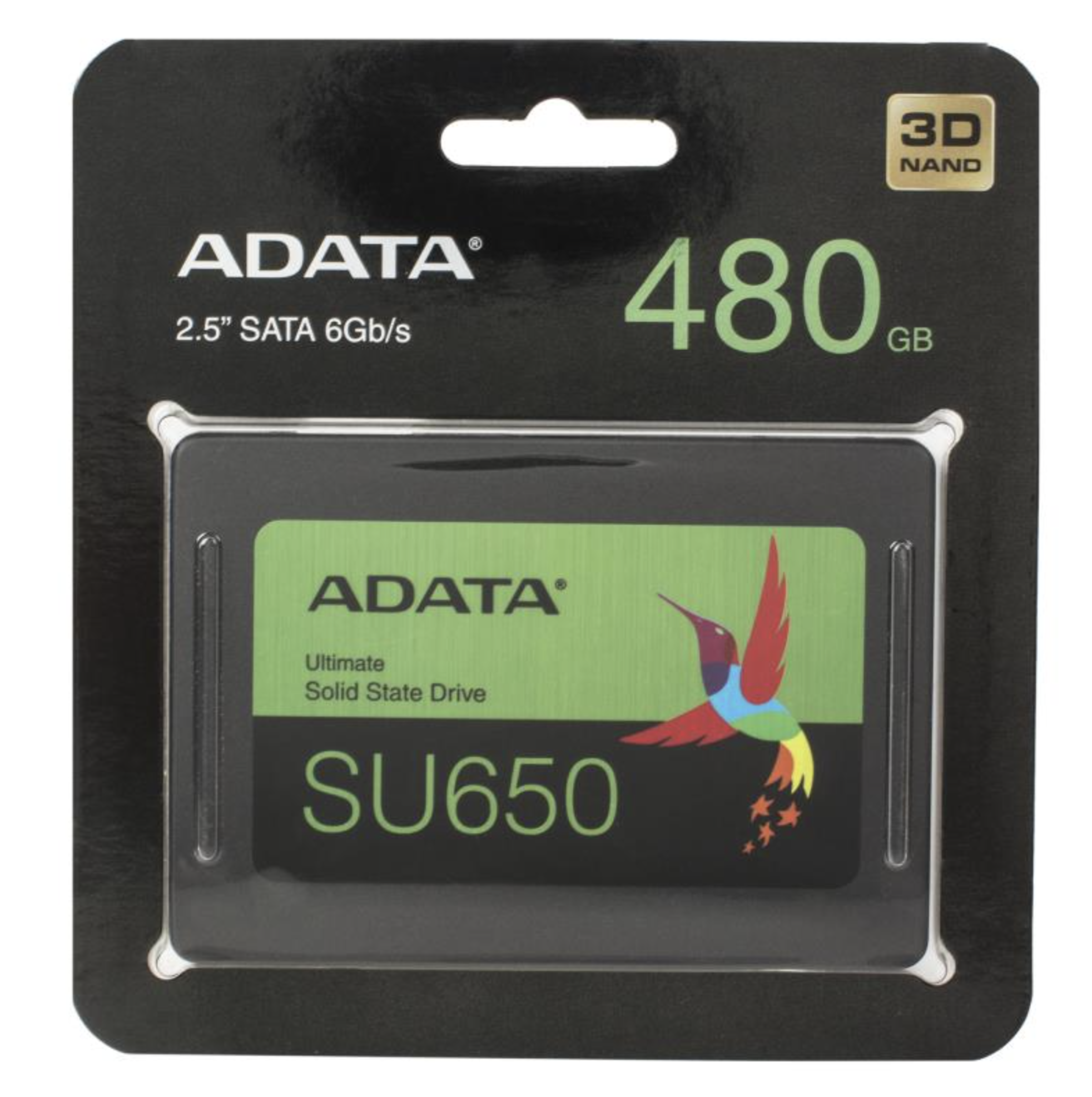 Внутренний SSD диск ADATA SU650 Ultimate 480GB, SATA3, 2.5" (ASU650SS-480GT-R)