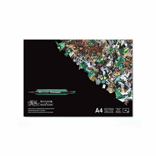 Альбом для маркеров Promarker A4 75гм2 WinsorNewton 50л склейка 820₽