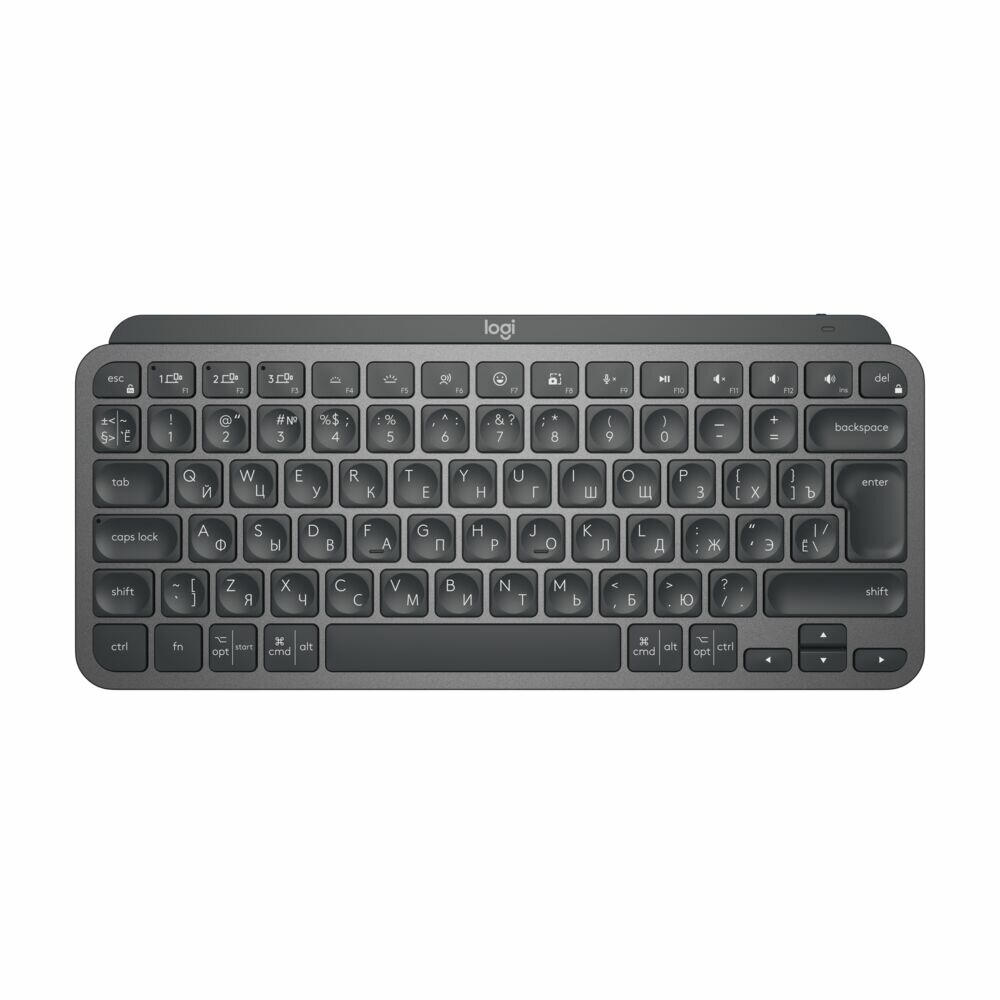 Беспроводная клавиатура Logitech MX Keys Mini графит, русская раскладка