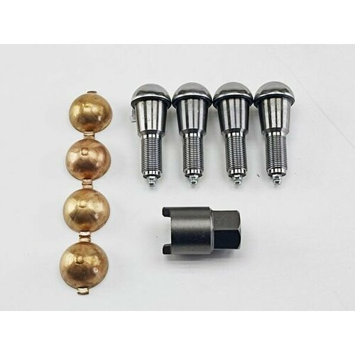 Шкворни УАЗ-3741 на вклад. Н/О с масл. 2 уса (4 шт) (Спайсер) (ваксойл)