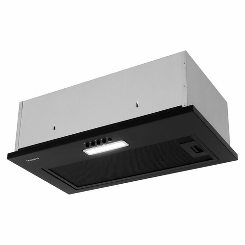 Встраиваемая вытяжка для кухни черная Hietzel CHB 5212M BL 879000₽