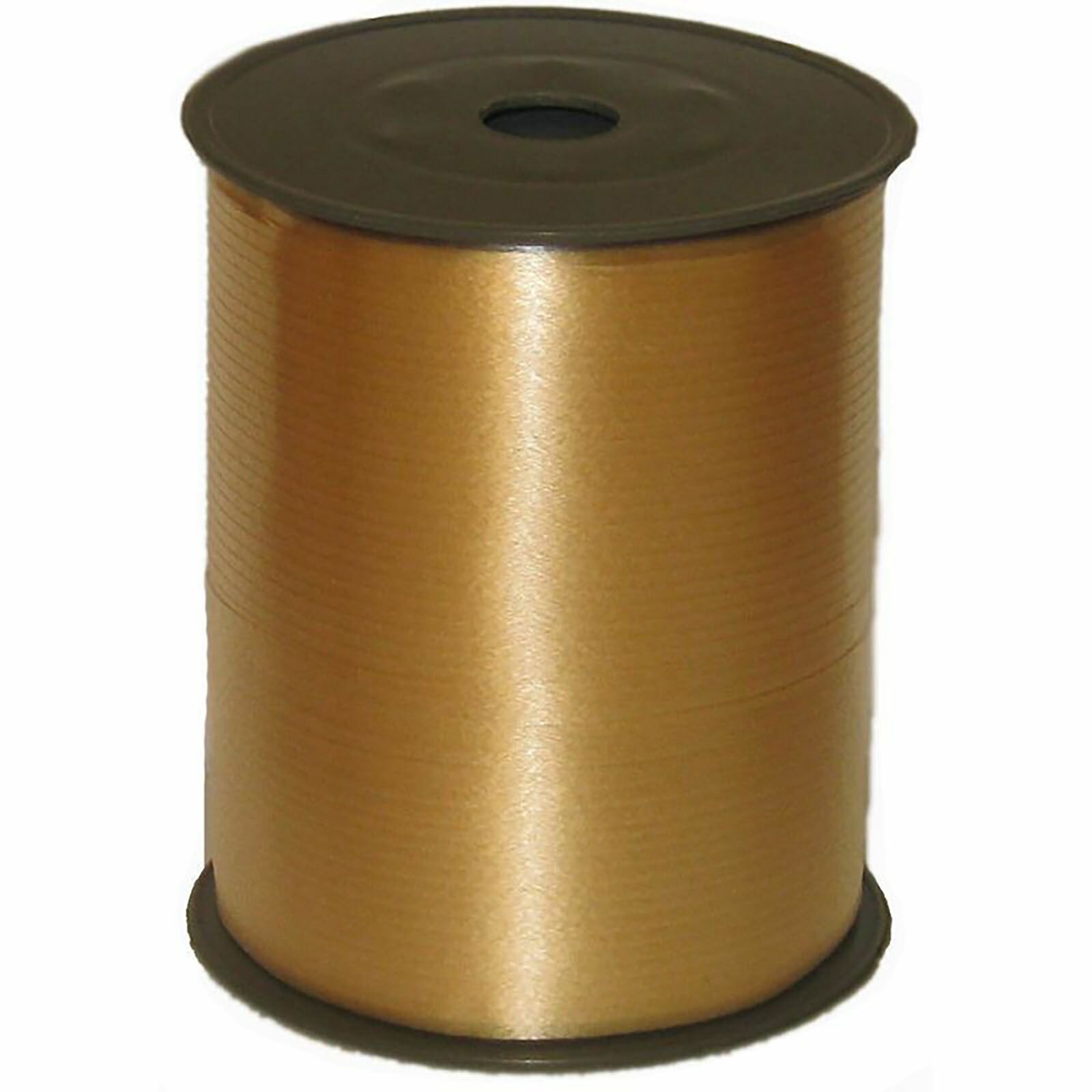 Лента для шаров и подарков / Золото / 0,5 см * 500 м / гидропласт