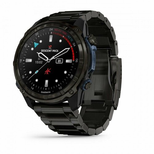 Умные спортивные часы DESCENT MK3i 51 мм дайверский компьютер Garmin Цвет Черный титановый браслет 21735700₽
