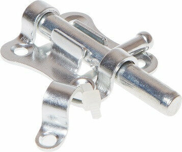 Шпингалет 40 мм белый цинк STARFIX (SMP-45718-1) ширина 30 мм