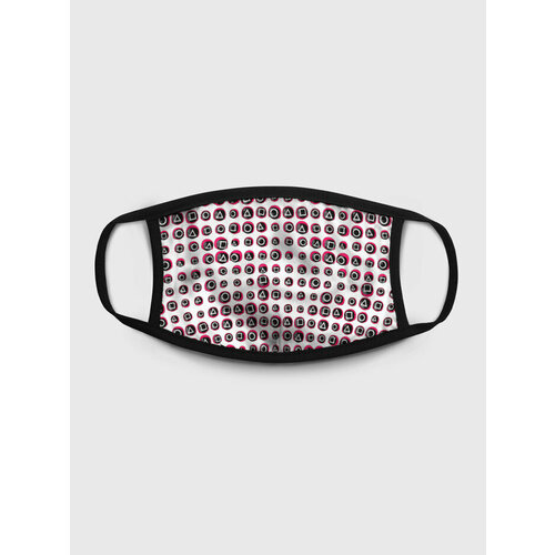 Маска многоразовая защитная Игра в кальмара игра В кальмара маски паттерн MASKS PATTERN 468₽