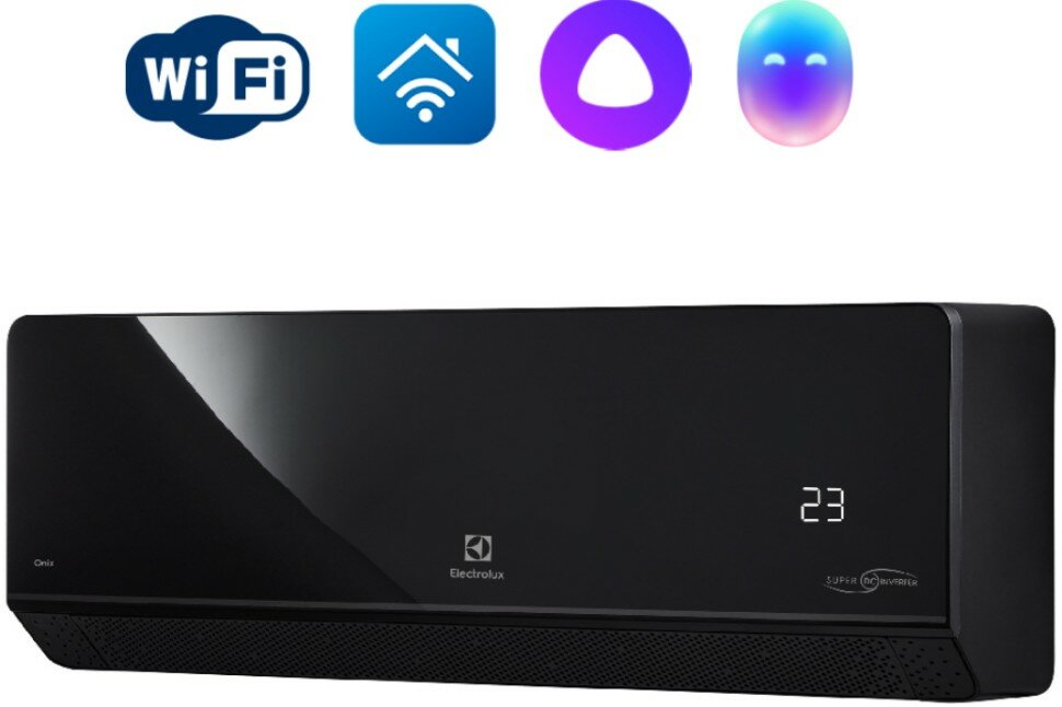Настенный кондиционер Electrolux (сплит-система) EACS/I-12HIX-BLACK/N8 — фото 1