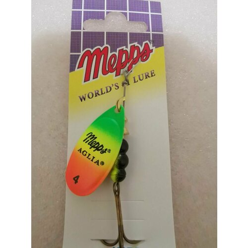 Блесна Mepps Aglia Fluo TIGER/OR #4 (9г)
