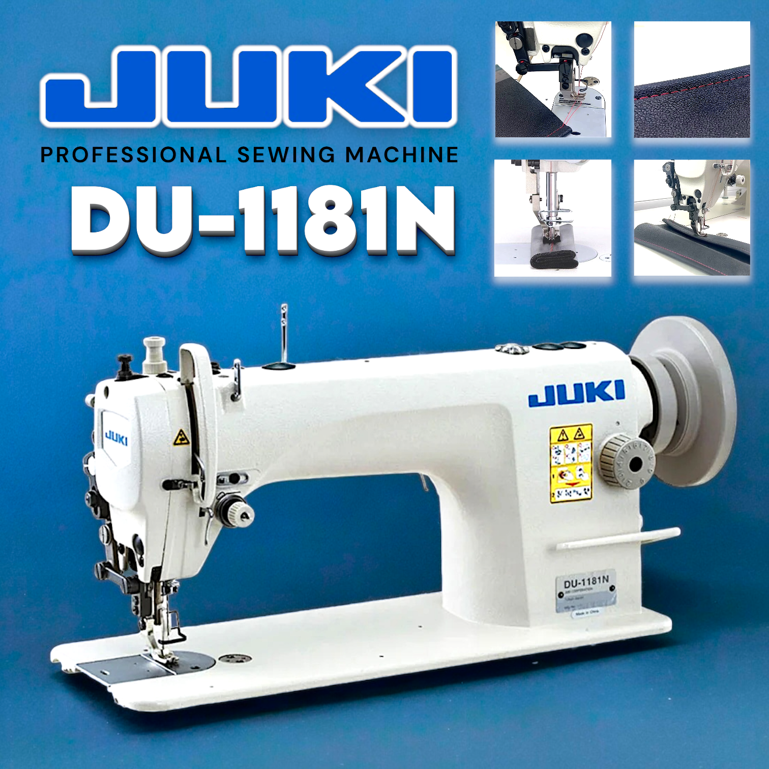 Промышленная швейная машина JUKI DU-1181 для шитья кожи JUKI DU-1181 (голова+мотор+стол)