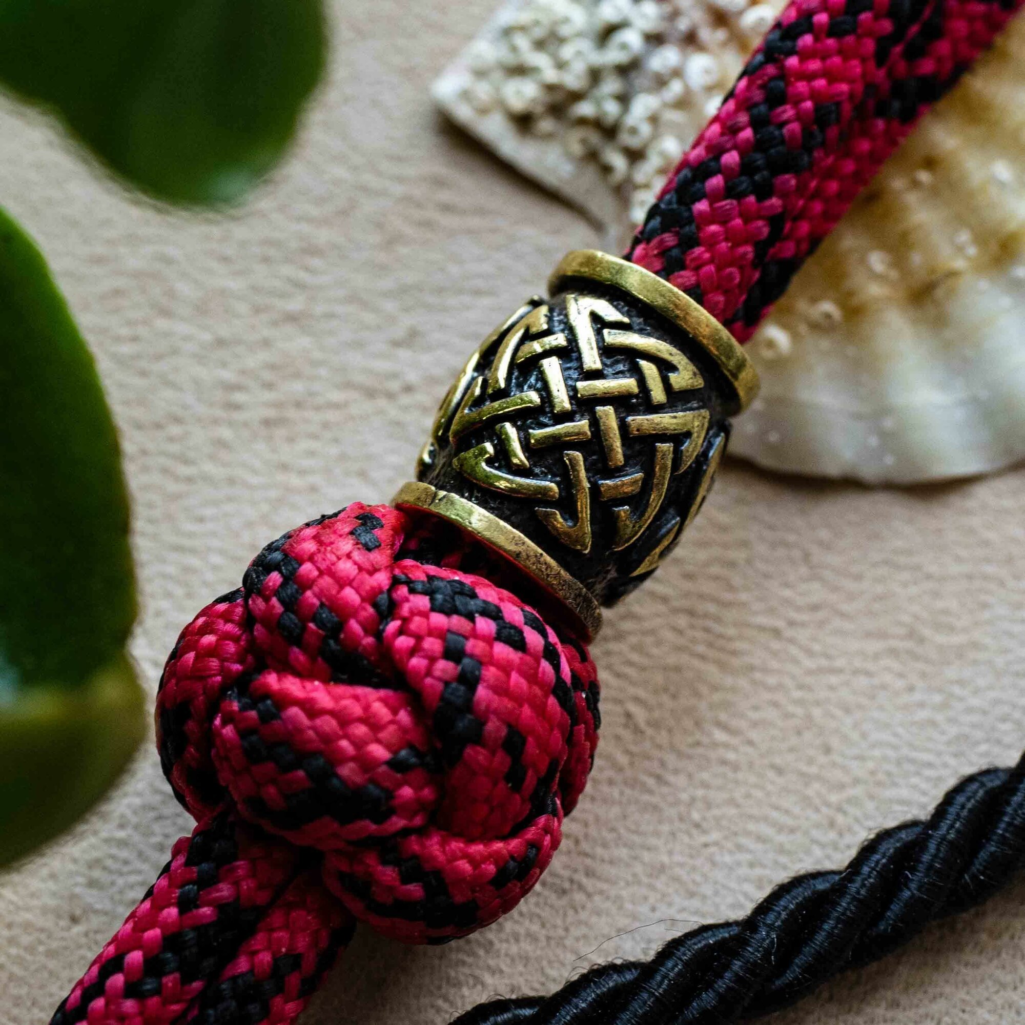 Бусина Шарм "Кельтский орнамент №6" / Ювелирная бронза