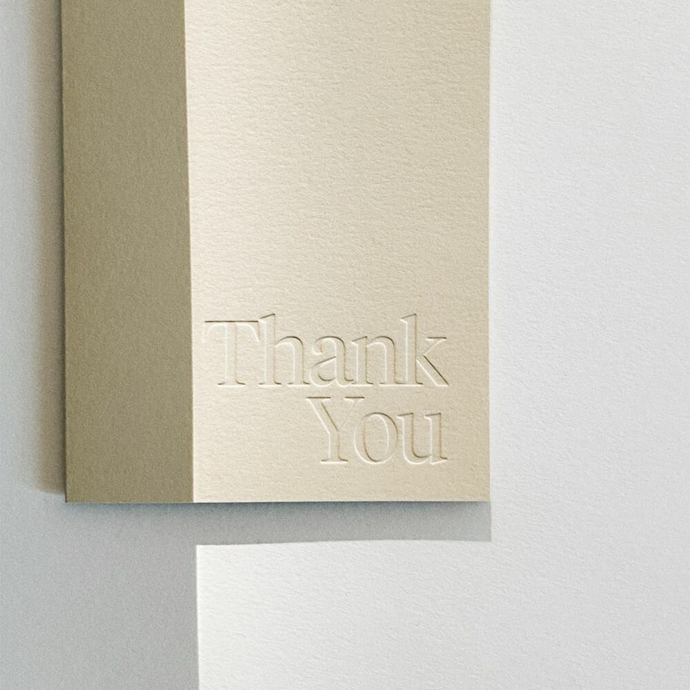 THANK YOU NO. 03 Sand Открытка — фото 1