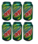 Набор газированных напитков Mountain Dew, (Афганистан), ( 6 банок...