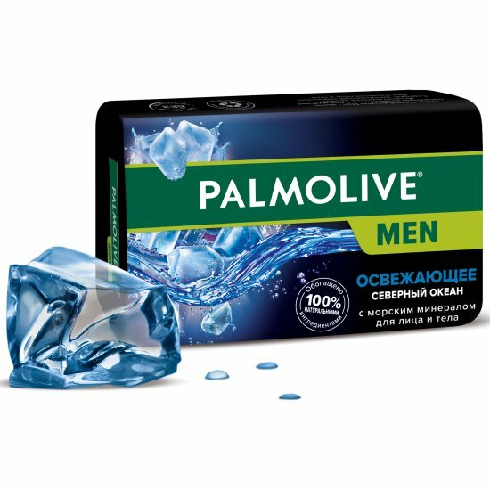 Мыло туалетное Palmolive MEN "Северный Океан" освежающее для мужчин, 90 г — фото 1