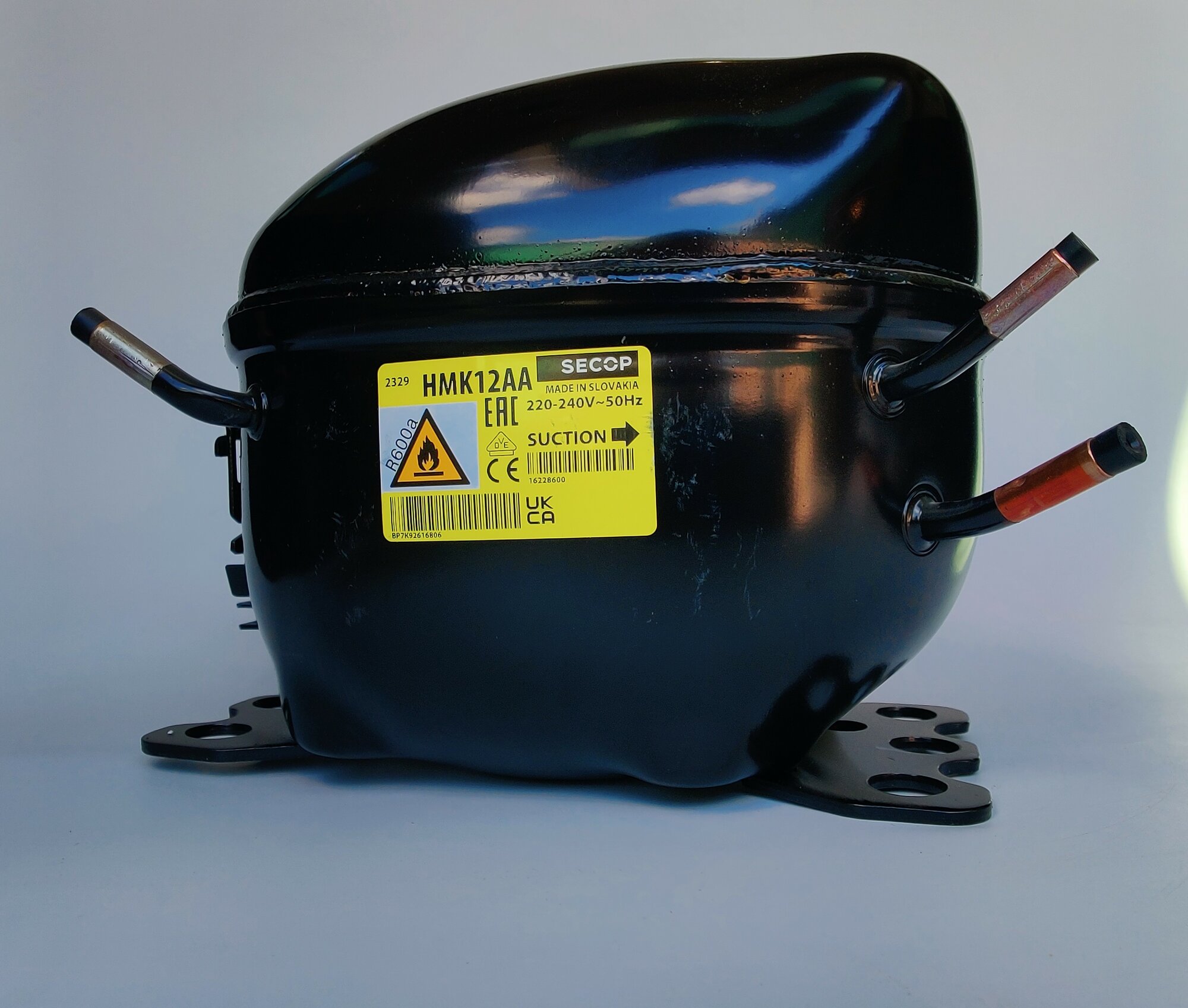 фото Компрессор HMK12AA, 198вт R600a SECOP (Danfoss) код 16228600