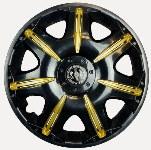 Изображение товара Колпаки R14 Опус Super Black GOLD STAR 4шт