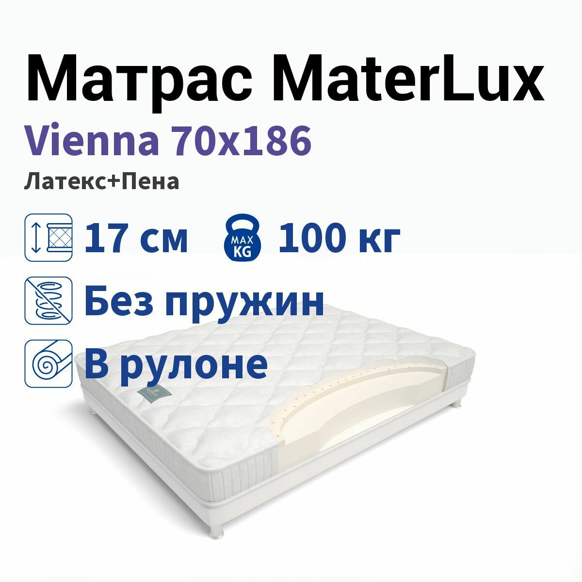 Матрас Materlux Vienna 70х186