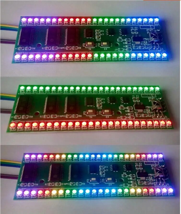 TCXRE RGB двухканальный светодиодный уровень индикатора
