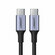 Кабель UGreen US316 USB Type-C - USB Type-C, 3 м, 1 шт, черный