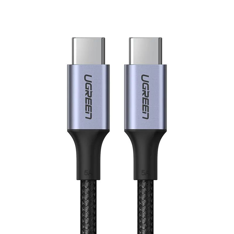 Кабель UGreen US316 USB Type-C - USB Type-C, 3 м, 1 шт, черный