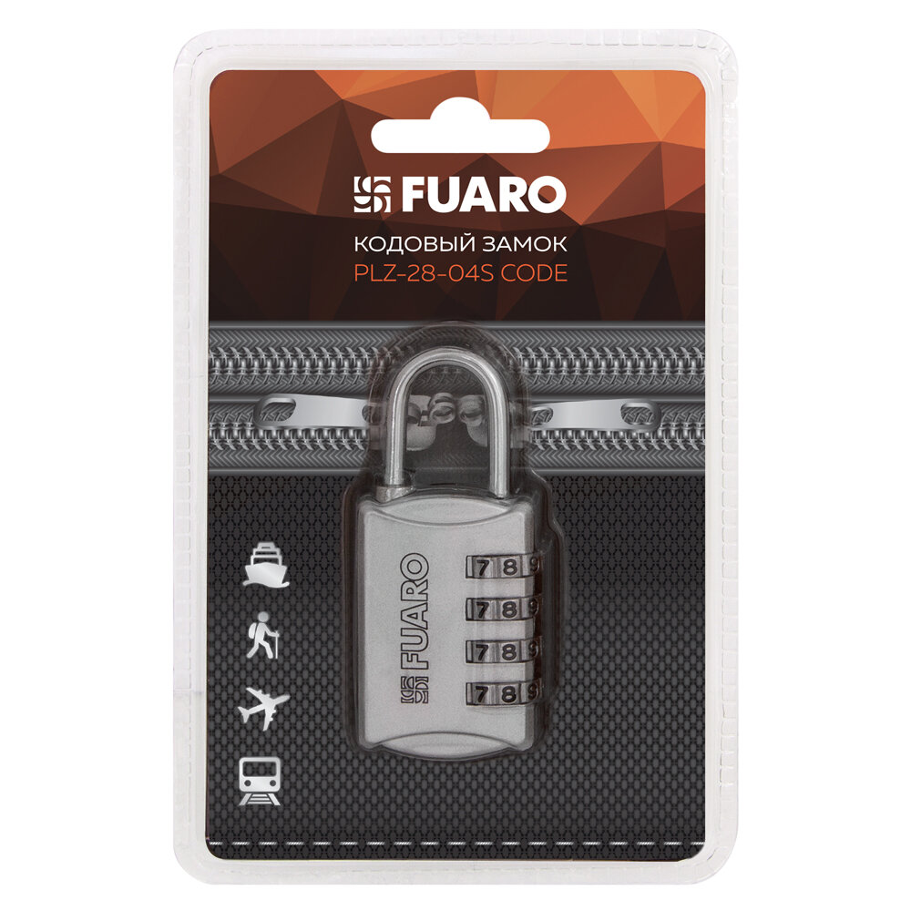 Замок кодовый Fuaro (Фуаро) PLZ-TRAVEL-2804S CODE (PLZ-28-04S) — фото 1