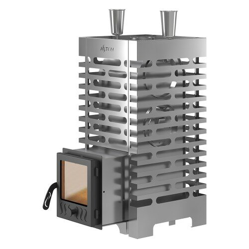 Aston Дровяная печь для бани Aston 20 INOX со стеклянной дверцей