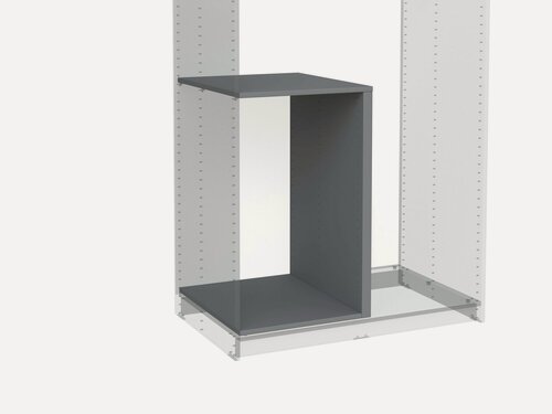 Изображение товара Разделительная секция для шкафа ГУД лакк Макс, для модулей 75-100х58 см, серая
