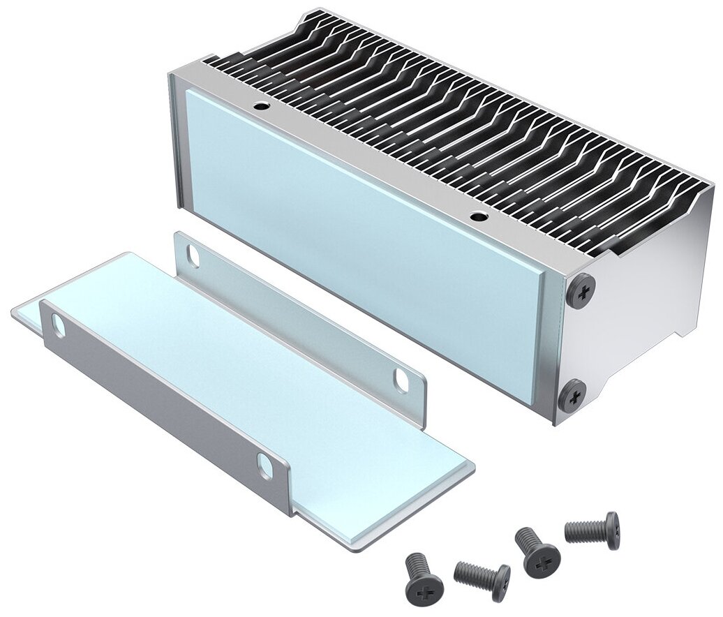 Радиатор для SSD M.2 ID-Cooling Zero M15, Silver — фото 1