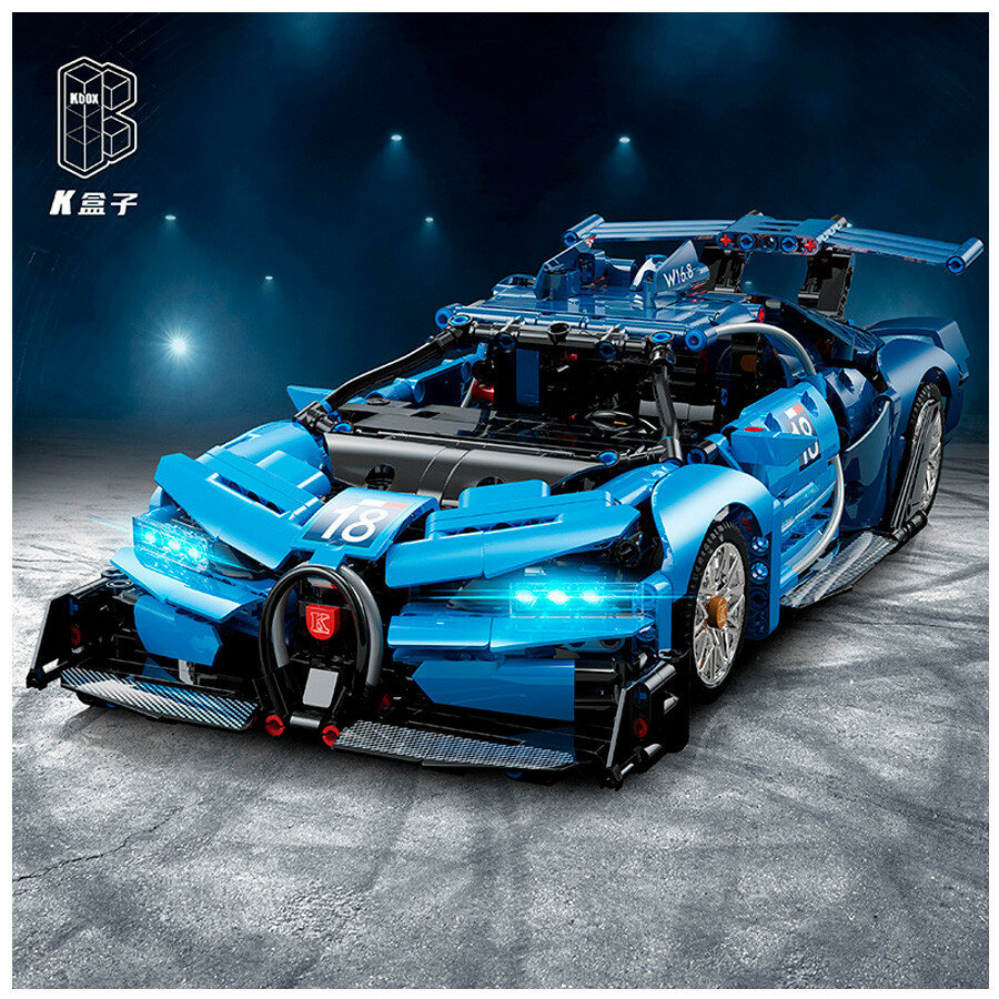 Конструктор Kbox Спорткар Bugatti Gran Turismo 10213 — фото 1