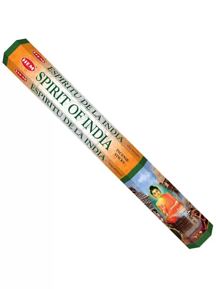 Hem Incense Sticks SPIRIT OF INDIA (Благовония, ДУХ индии, Хем), уп. 20 палочек.