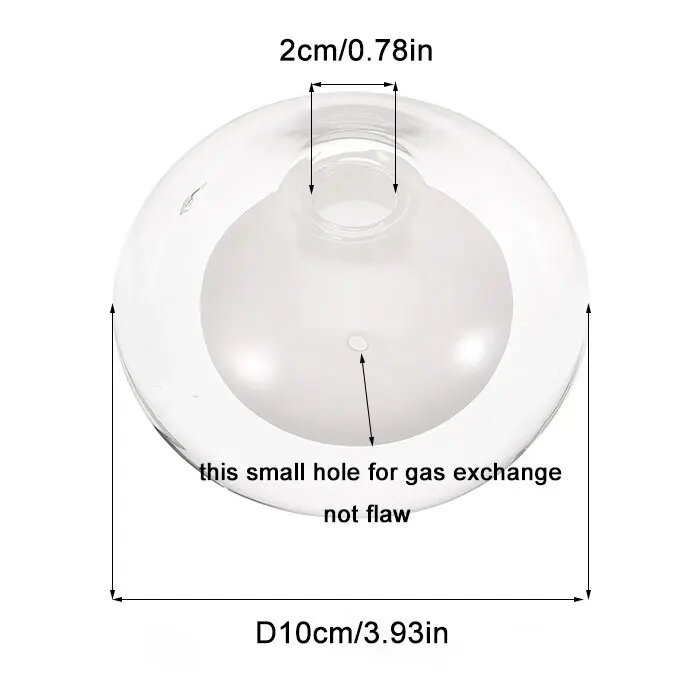 Стеклянный абажур Ball in Ball G9 белый D10cm