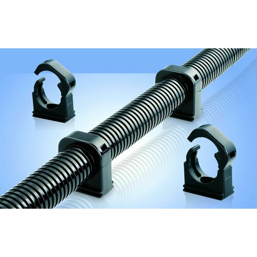 N-TH-18SG крепеж-клипса держатель гофрированной трубы диаметром 18 мм, AVC, цвет серый