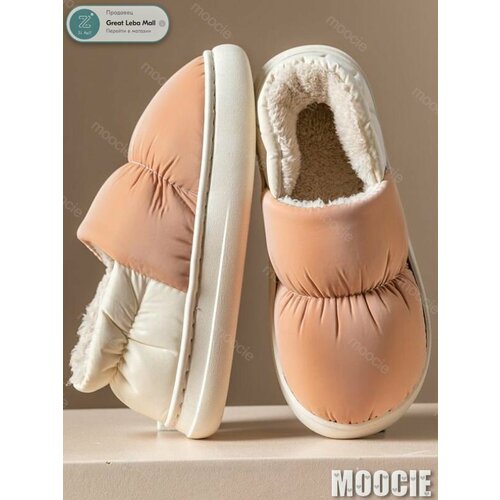 фото Галоши moocie, размер длина стопы 24cm, розовый,