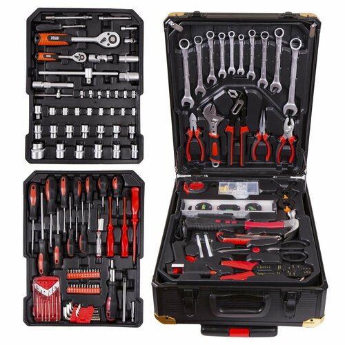 Набор инструмента TREK 187 предметов (в чемодане на колесах)