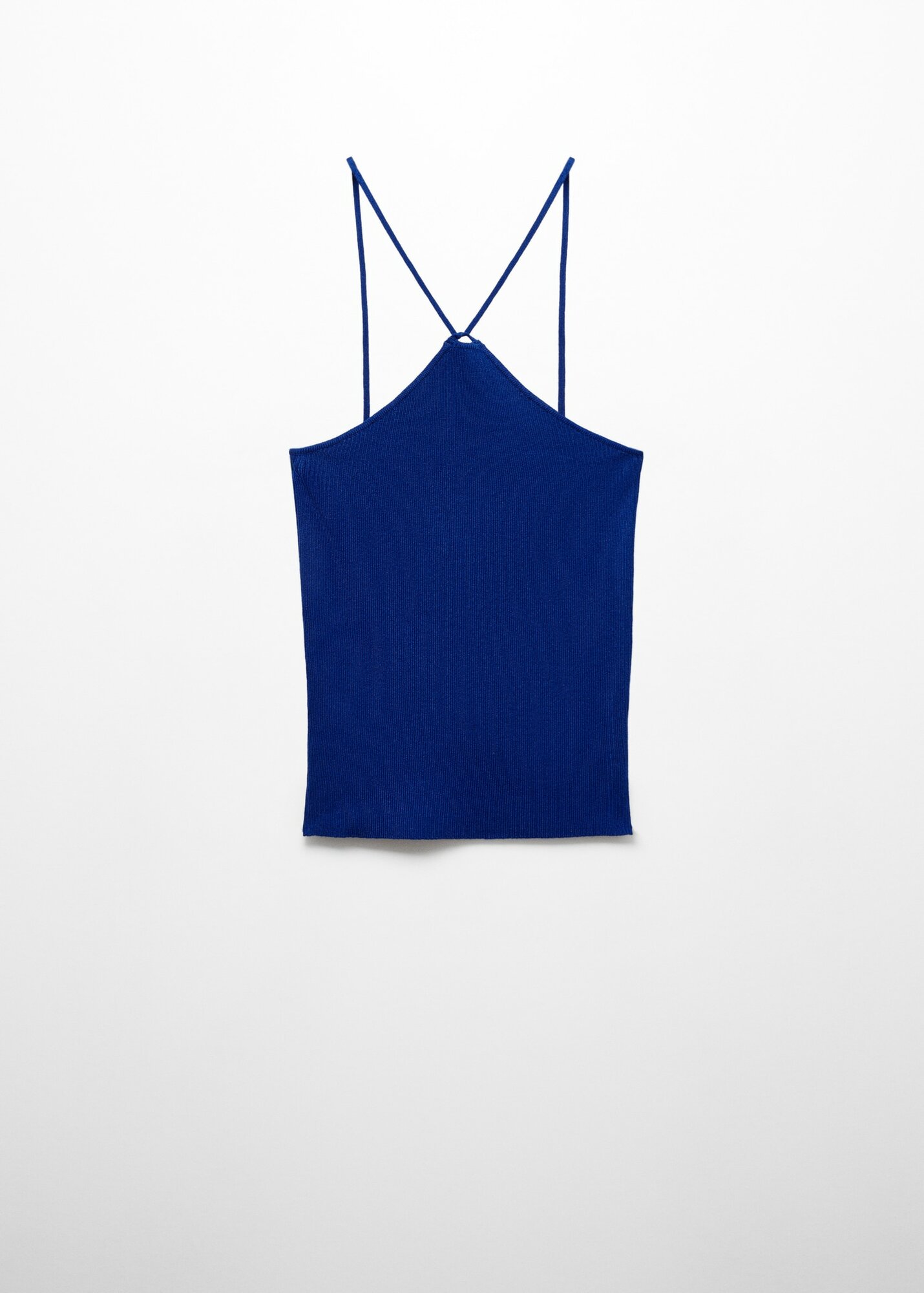 Топ MANGO, размер 20, синий электрик — фото 1