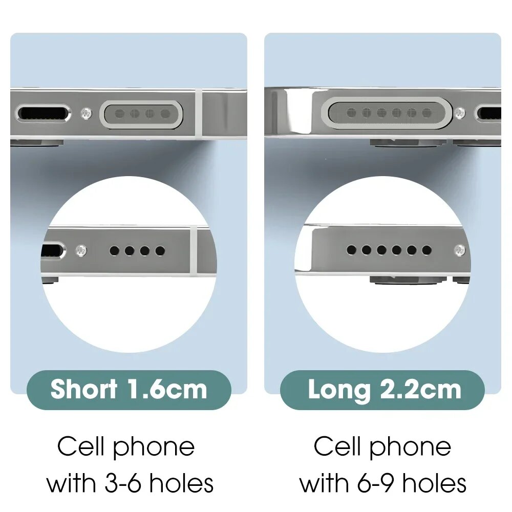 Универсальная наклейка-сетка для наушников Apple Iphone 14 13 Pro Max, 20pcs mixed — фото 1